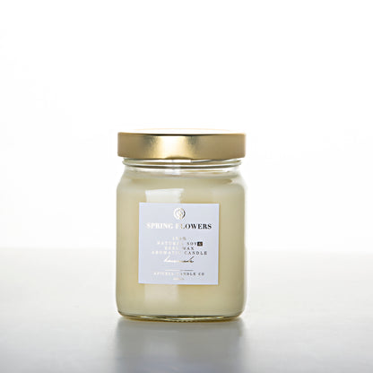 Spring Flowers | Soy & Beeswax Candle | Luxury